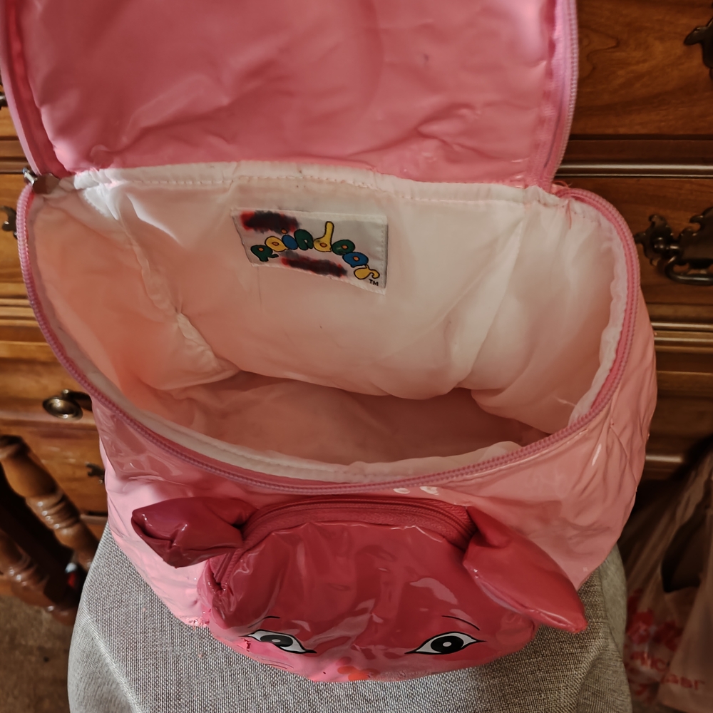 Pink Animal Face Backpack - Picture 2 of 4